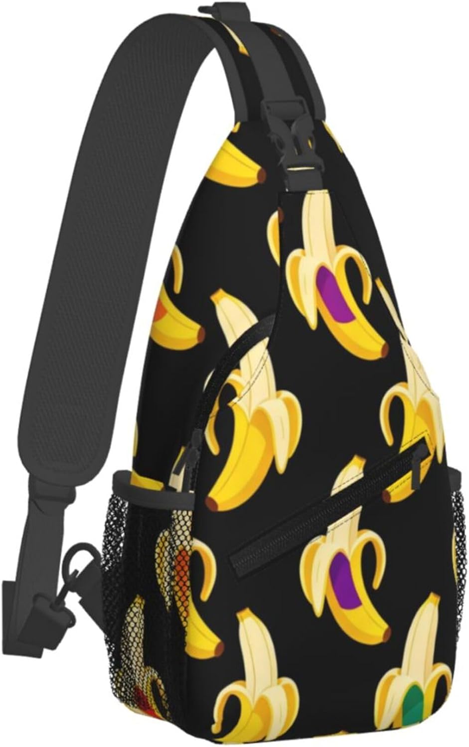Sling Backpack for Women Men Multipurpose Anti-Theft Gym Bags Sack Daypack Outdoor Backpack Carry On Bag, Lgbt Heart Beat Pride Single Shoulder Messenger Bag