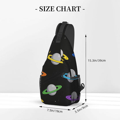 Sling Backpack for Women Men Multipurpose Anti-Theft Gym Bags Sack Daypack Outdoor Backpack Carry On Bag, Lgbt Heart Beat Pride Single Shoulder Messenger Bag