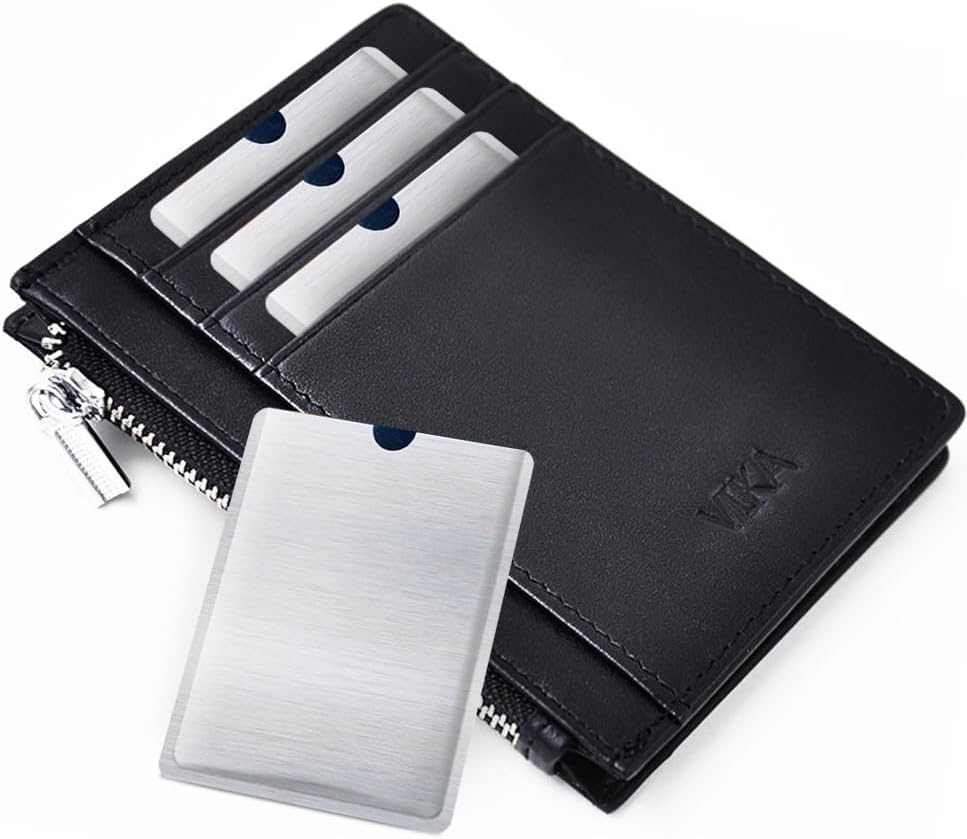 RFID Blocking Sleeve Anti Theft 4 Credit Card & 2 Passport Holder Wallet Pocket
