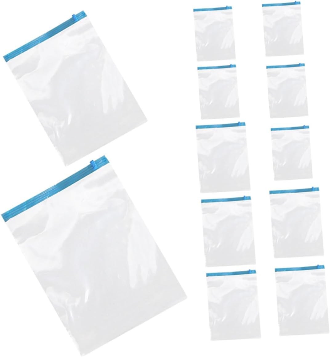 12pcs Roll up Vacuum Compression Bags for Travel Suitcases, Pa+pe Material, Manual Seal, Space Saving Storage Bags for Clothes and Socks