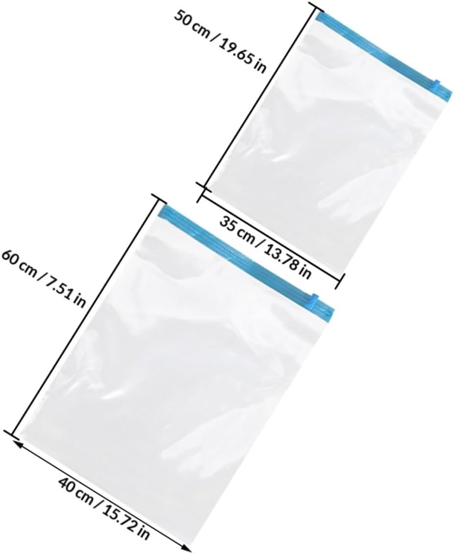 12pcs Roll up Vacuum Compression Bags for Travel Suitcases, Pa+pe Material, Manual Seal, Space Saving Storage Bags for Clothes and Socks