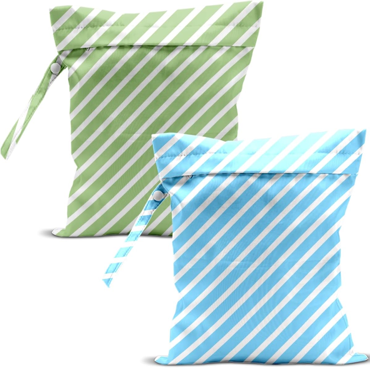 Swimsuit Bag Wet Bags for Travel Reusable Waterproof Dry Bags Diaper Bag Abstract Stripe Wet Bag for Swimsuit Towels Beach Gym 10.2×12.6 Inches
