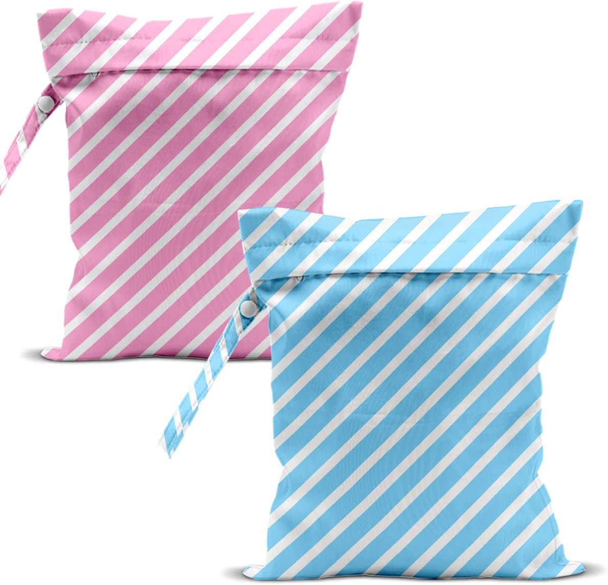 Swimsuit Bag Wet Bags for Travel Reusable Waterproof Dry Bags Diaper Bag Abstract Stripe Wet Bag for Swimsuit Towels Beach Gym 10.2×12.6 Inches