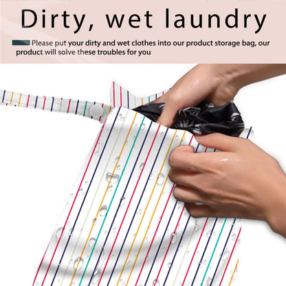 Swimsuit Bag Wet Bags for Travel Reusable Waterproof Dry Bags Diaper Bag Abstract Stripe Wet Bag for Swimsuit Towels Beach Gym 10.2×12.6 Inches