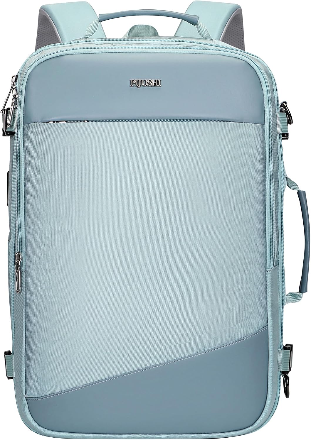 3-In-1 Carry On Travel Backpack for Women Men, Fits 16" Laptop | Convertible Duffel/Shoulder Bag with USB Port, Wet Pocket, TSA-Friendly 180° Opening for Airport/Commute/Daily