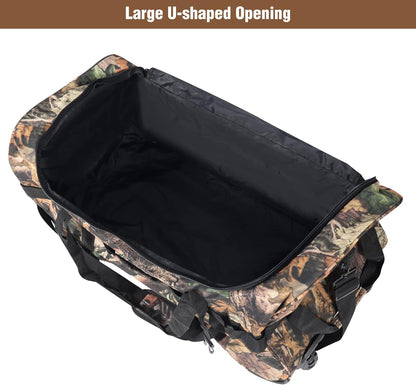 85L/120L/140L Foldable Duffle Bag with Wheels, Large Travel Duffel Bag