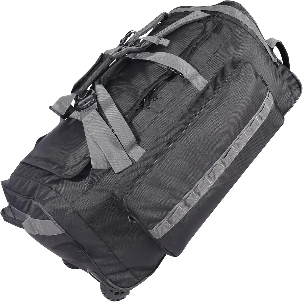 85L/120L/140L Foldable Duffle Bag with Wheels, Large Travel Duffel Bag