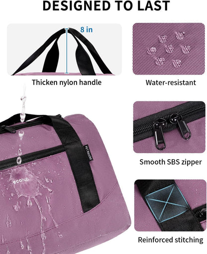 16'' Personal Item Bag Mini Duffel Bag Small Travel Bag Underseat Carry on Bag for United Airlines Gym Bag for Women and Men