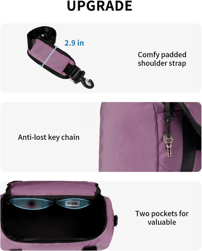 16'' Personal Item Bag Mini Duffel Bag Small Travel Bag Underseat Carry on Bag for United Airlines Gym Bag for Women and Men