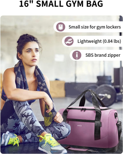 16'' Personal Item Bag Mini Duffel Bag Small Travel Bag Underseat Carry on Bag for United Airlines Gym Bag for Women and Men