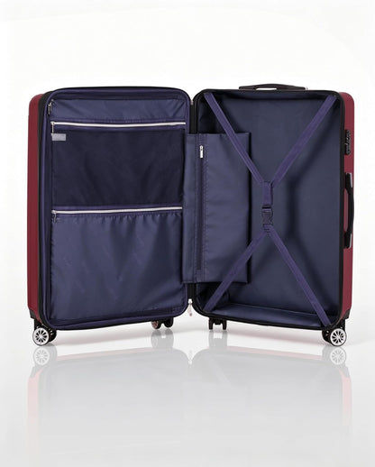 Carry On Luggage, Suitcase with Durable and Lightweight, carry on suitcase with ABS Hardshell, Dual Spinner Wheels, TSA Lock, and YKK Zipper(apricot black, S(20in)_carry on)