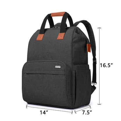 Breast Pump Backpack Storage Bag for Cooler Bag & Laptop, Gray | 2 Wear Ways, Fits Most Breast Pumps, Suitable for Working Mothers