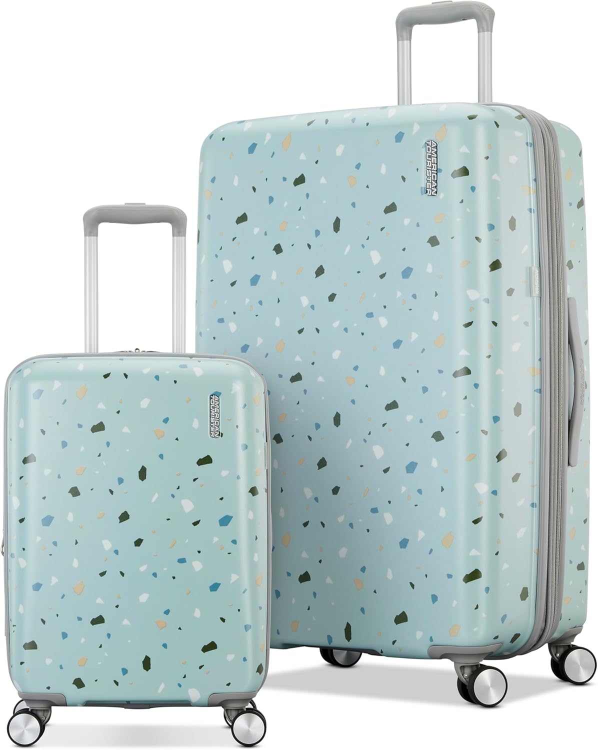 Moonlight Hardside Expandable Luggage with Spinner Wheels, Palm, Carry-On 20-Inch