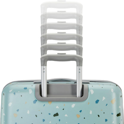 Moonlight Hardside Expandable Luggage with Spinner Wheels, Palm, Carry-On 20-Inch