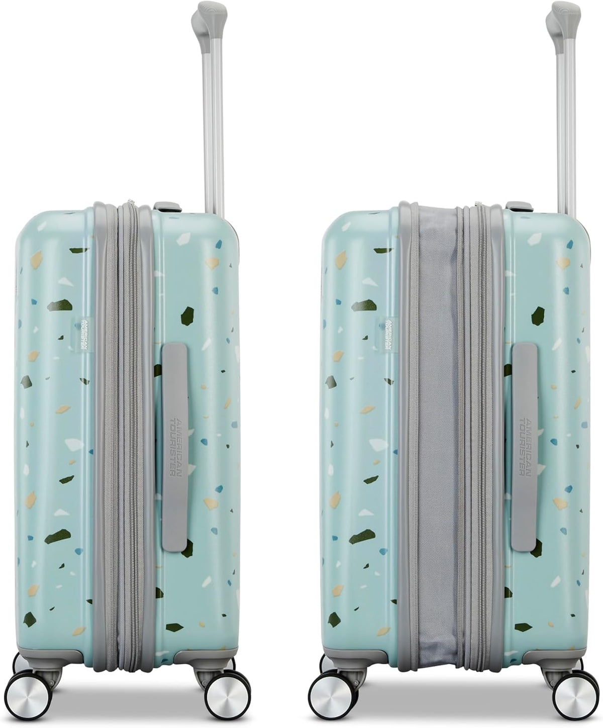 Moonlight Hardside Expandable Luggage with Spinner Wheels, Palm, Carry-On 20-Inch