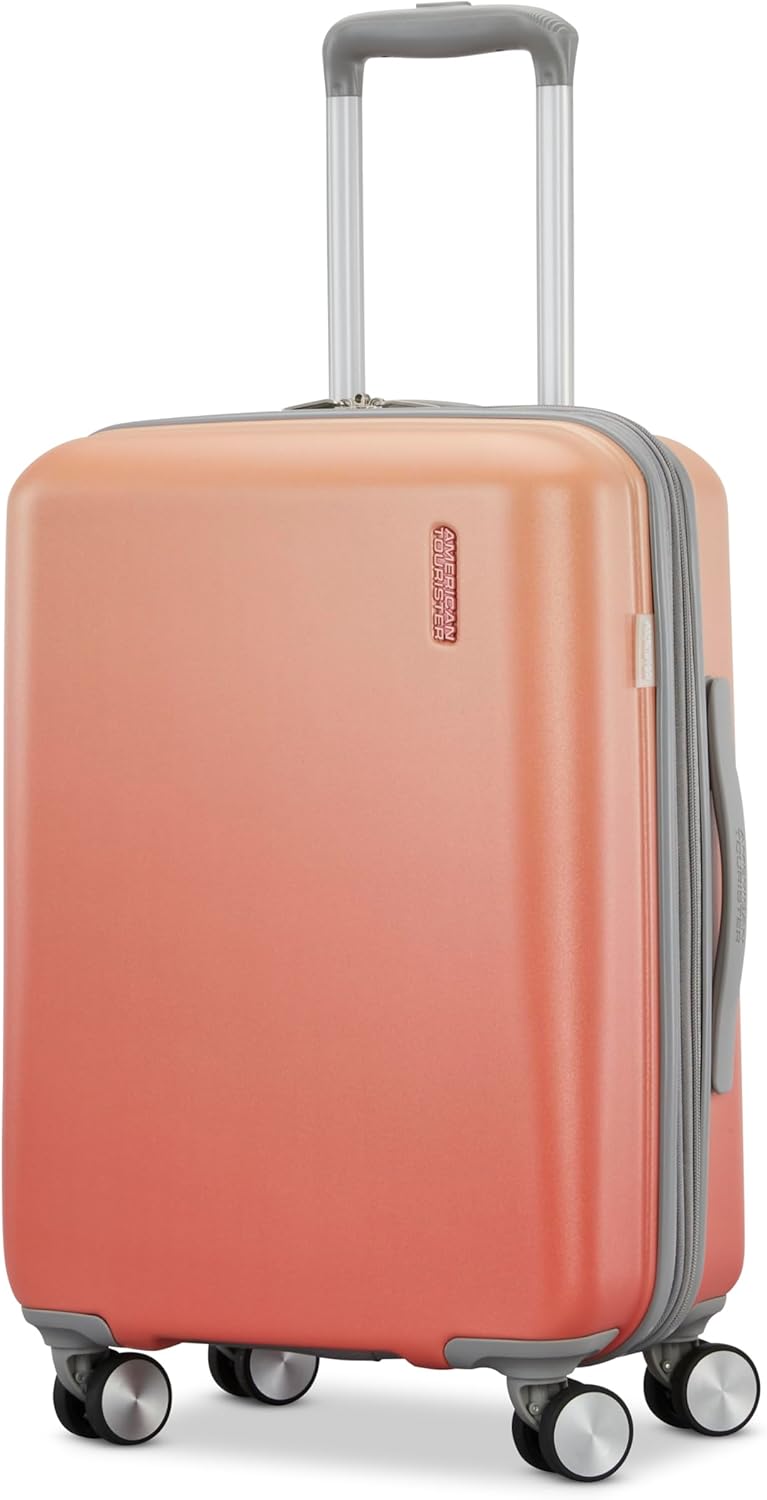Moonlight Hardside Expandable Luggage with Spinner Wheels, Palm, Carry-On 20-Inch