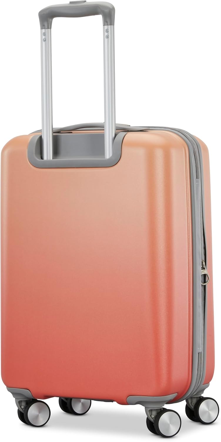 Moonlight Hardside Expandable Luggage with Spinner Wheels, Palm, Carry-On 20-Inch