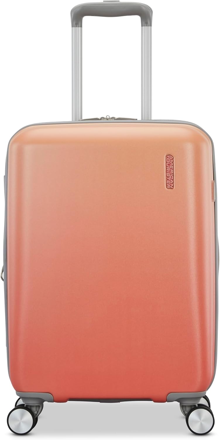 Moonlight Hardside Expandable Luggage with Spinner Wheels, Palm, Carry-On 20-Inch