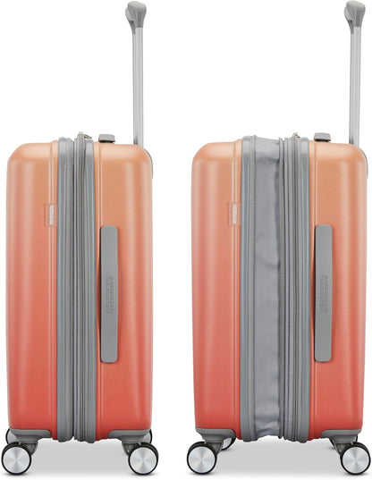 Moonlight Hardside Expandable Luggage with Spinner Wheels, Palm, Carry-On 20-Inch