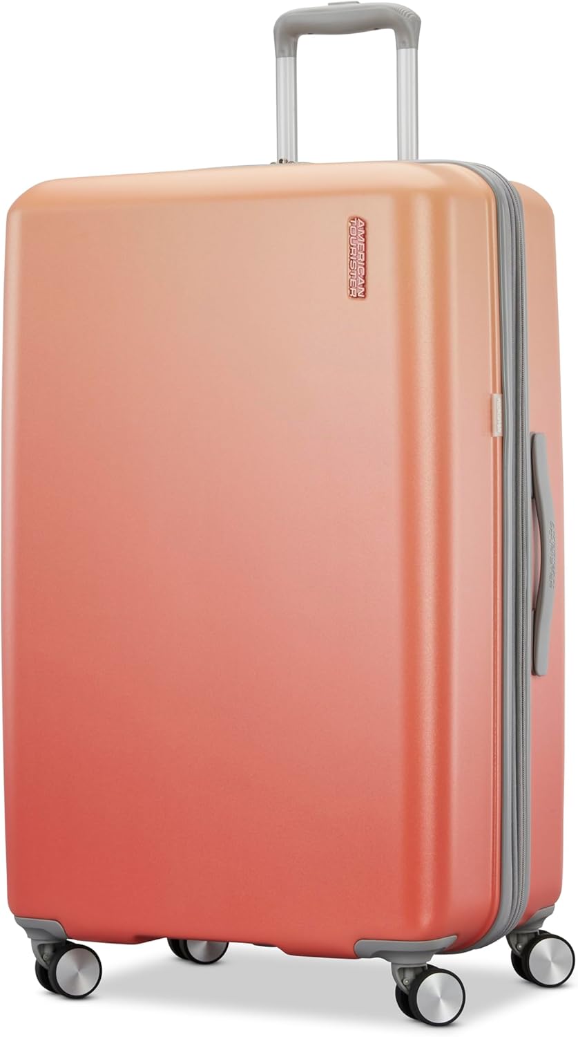 Moonlight Hardside Expandable Luggage with Spinner Wheels, Palm, Carry-On 20-Inch