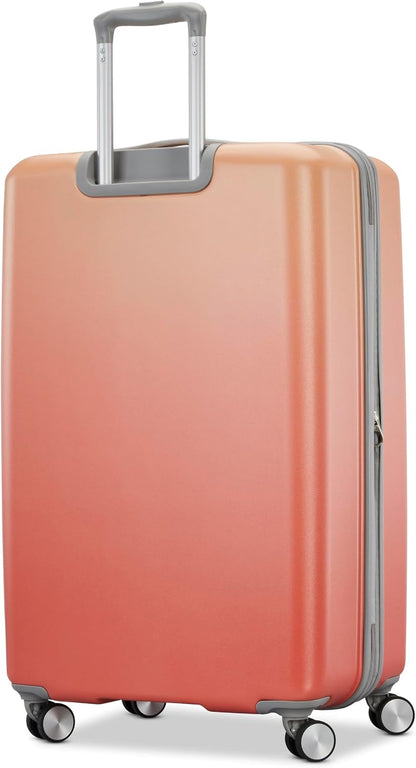 Moonlight Hardside Expandable Luggage with Spinner Wheels, Palm, Carry-On 20-Inch