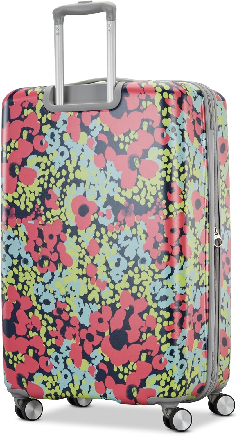 Moonlight Hardside Expandable Luggage with Spinner Wheels, Palm, Carry-On 20-Inch