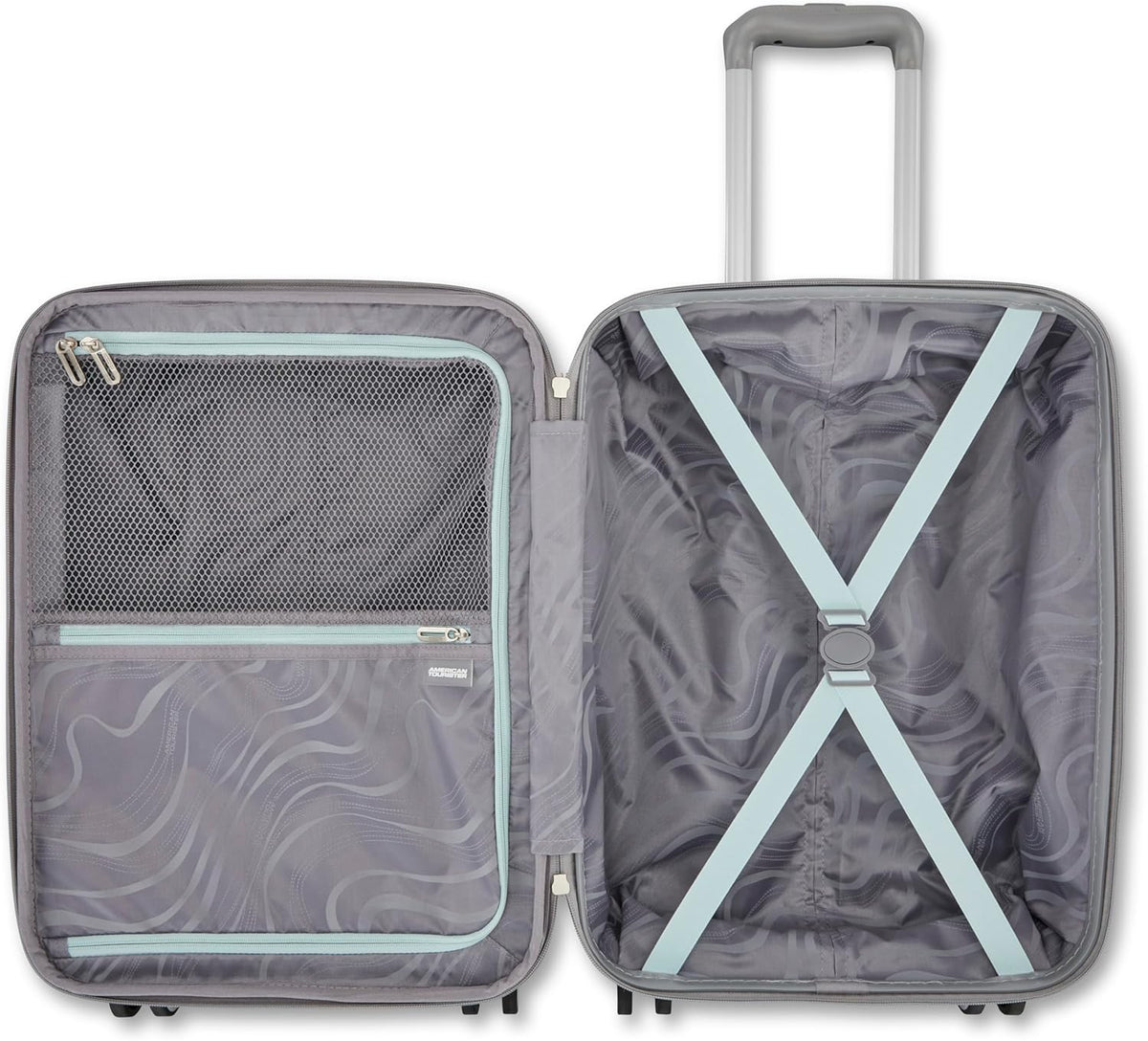Moonlight Hardside Expandable Luggage with Spinner Wheels, Palm, Carry-On 20-Inch