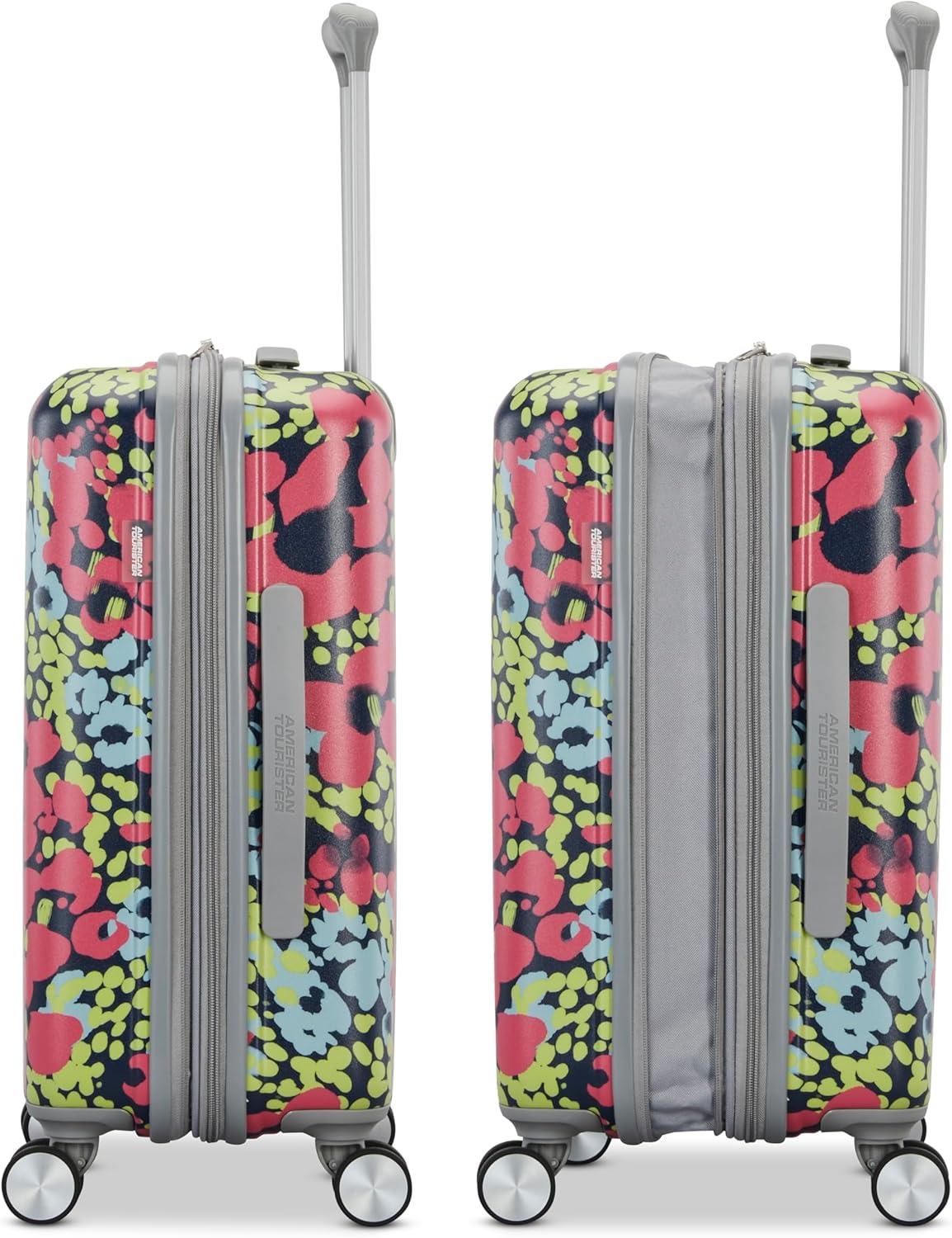 Moonlight Hardside Expandable Luggage with Spinner Wheels, Palm, Carry-On 20-Inch