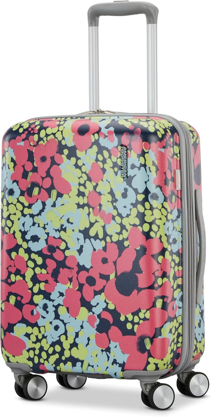 Moonlight Hardside Expandable Luggage with Spinner Wheels, Palm, Carry-On 20-Inch
