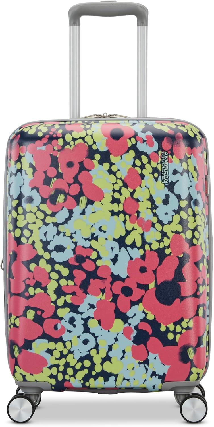 Moonlight Hardside Expandable Luggage with Spinner Wheels, Palm, Carry-On 20-Inch
