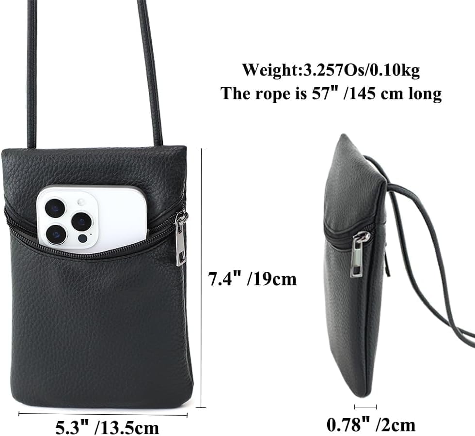 Small Crossbody Women Cell Phone Purse Wallet Bag With Shoulder Strap - Colors B
