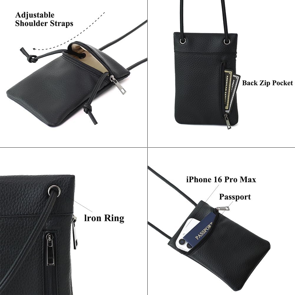 Small Crossbody Women Cell Phone Purse Wallet Bag With Shoulder Strap - Colors B