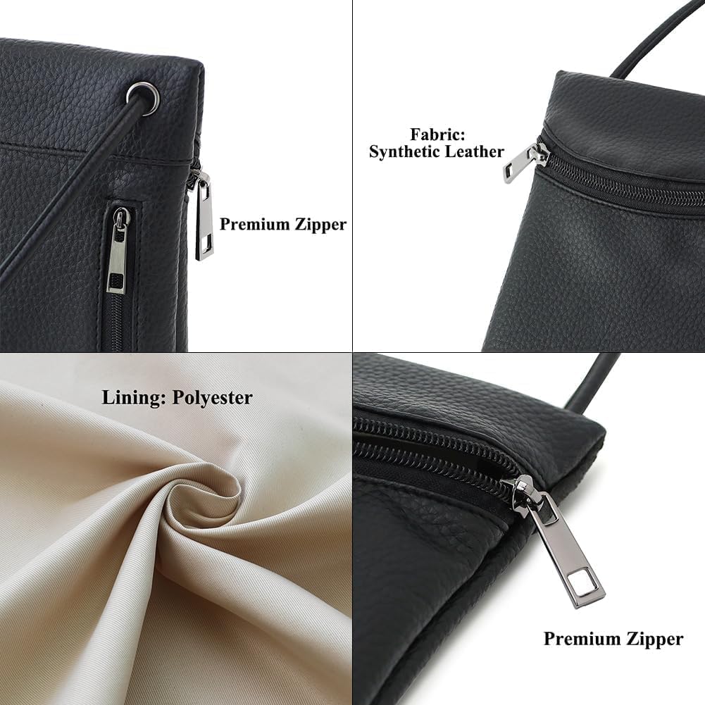 Small Crossbody Women Cell Phone Purse Wallet Bag With Shoulder Strap - Colors B