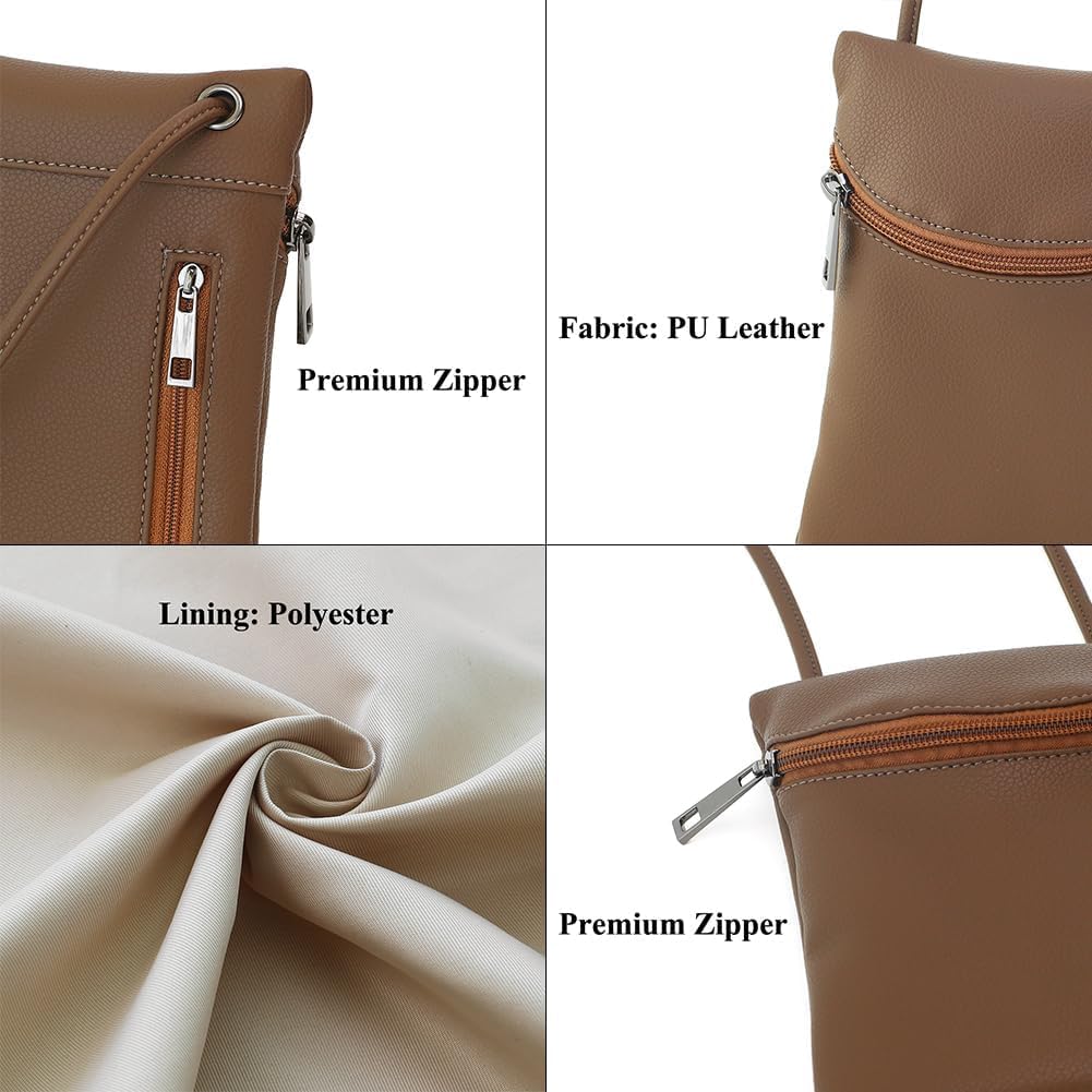 Small Crossbody Women Cell Phone Purse Wallet Bag With Shoulder Strap - Colors B