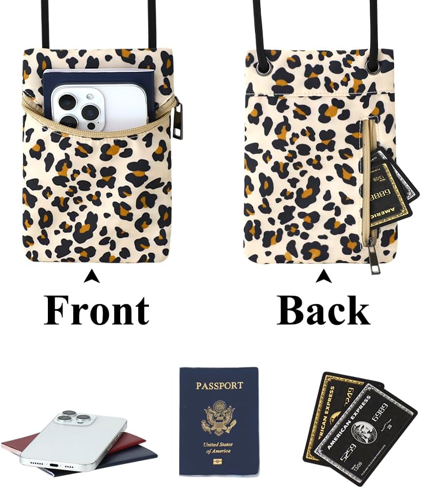 Small Crossbody Women Cell Phone Purse Wallet Bag With Shoulder Strap - Colors B