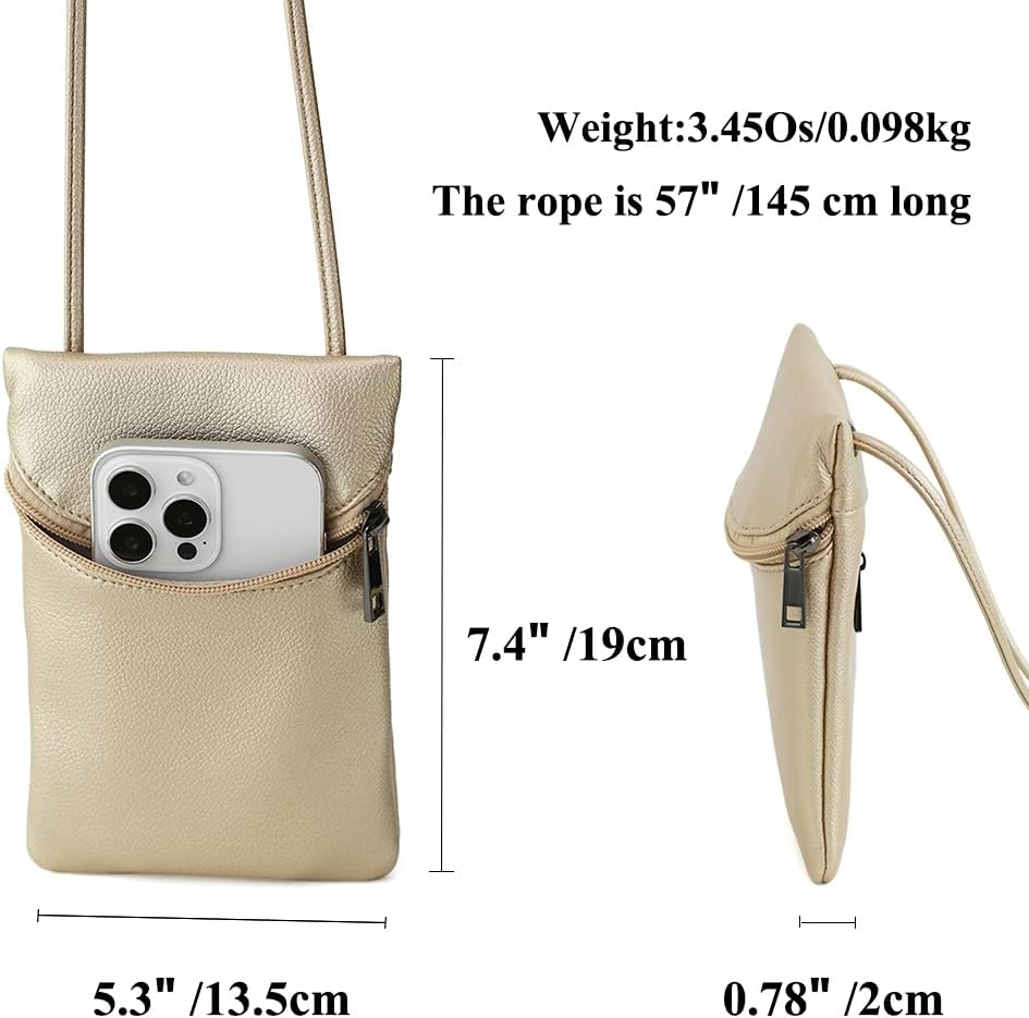 Small Crossbody Women Cell Phone Purse Wallet Bag With Shoulder Strap - Colors B