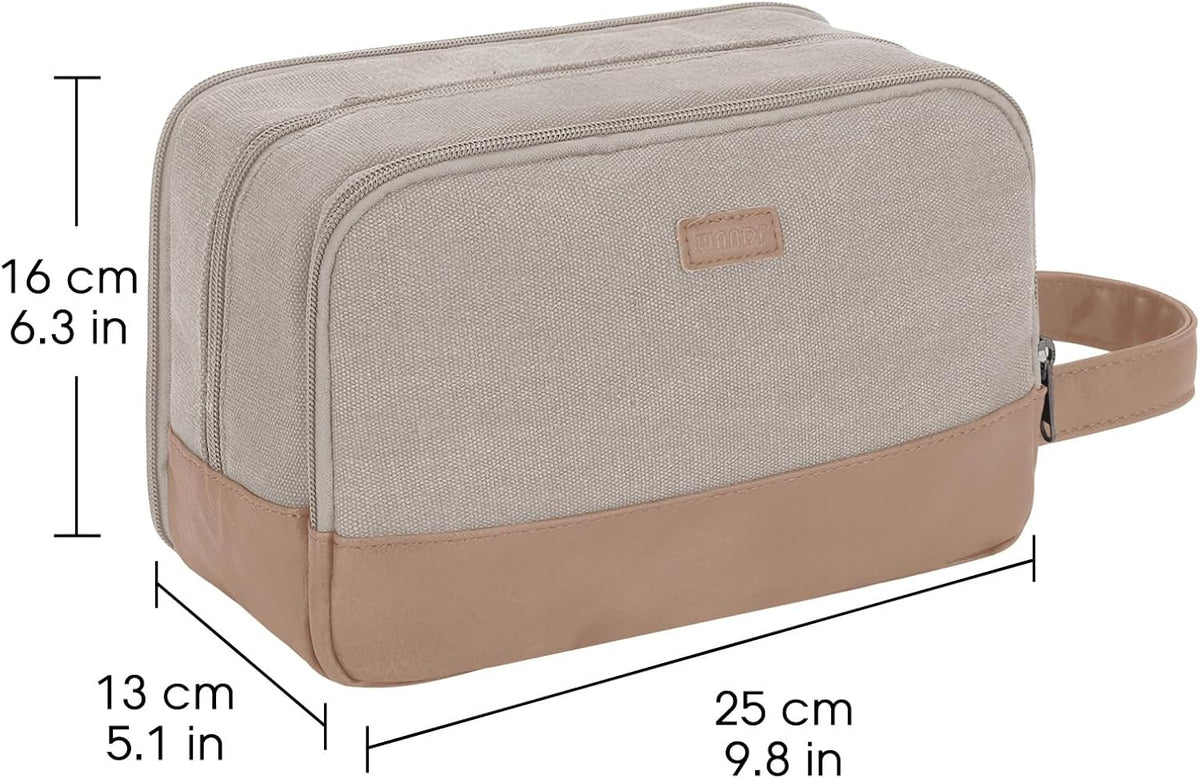 Travel Toiletry Bag for Men Large Toiletries Shaving Bag Water Resistant Hanging Dopp Kit Travel Accessories Bag for Women Men (Green)