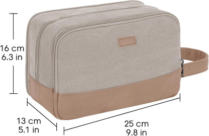 Travel Toiletry Bag for Men Large Toiletries Shaving Bag Water Resistant Hanging Dopp Kit Travel Accessories Bag for Women Men (Green)