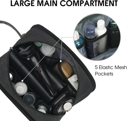 Travel Toiletry Bag for Men Large Toiletries Shaving Bag Water Resistant Hanging Dopp Kit Travel Accessories Bag for Women Men (Green)