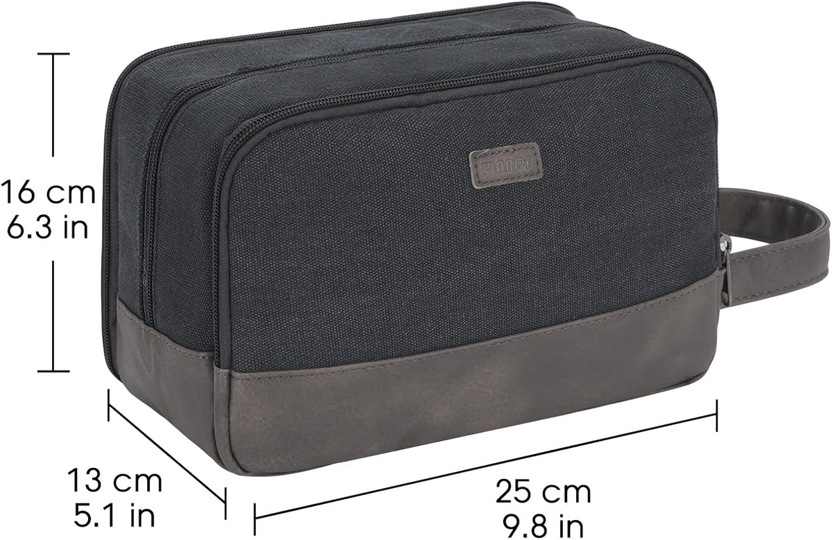 Travel Toiletry Bag for Men Large Toiletries Shaving Bag Water Resistant Hanging Dopp Kit Travel Accessories Bag for Women Men (Green)