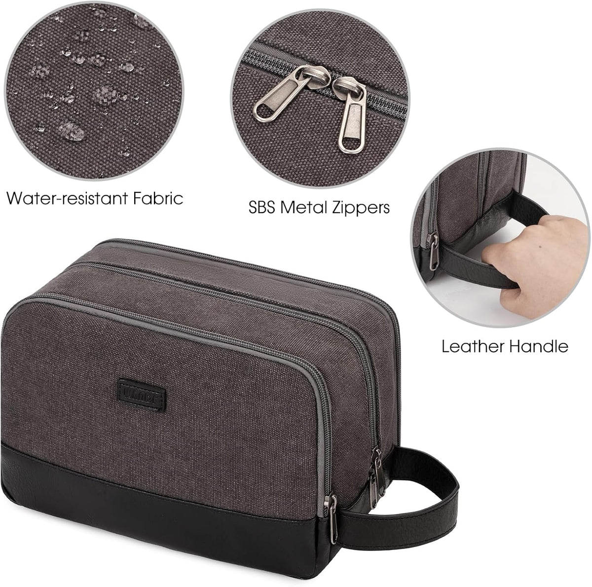 Travel Toiletry Bag for Men Large Toiletries Shaving Bag Water Resistant Hanging Dopp Kit Travel Accessories Bag for Women Men (Green)