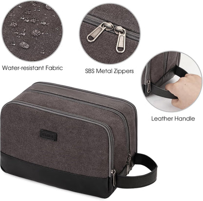 Travel Toiletry Bag for Men Large Toiletries Shaving Bag Water Resistant Hanging Dopp Kit Travel Accessories Bag for Women Men (Green)