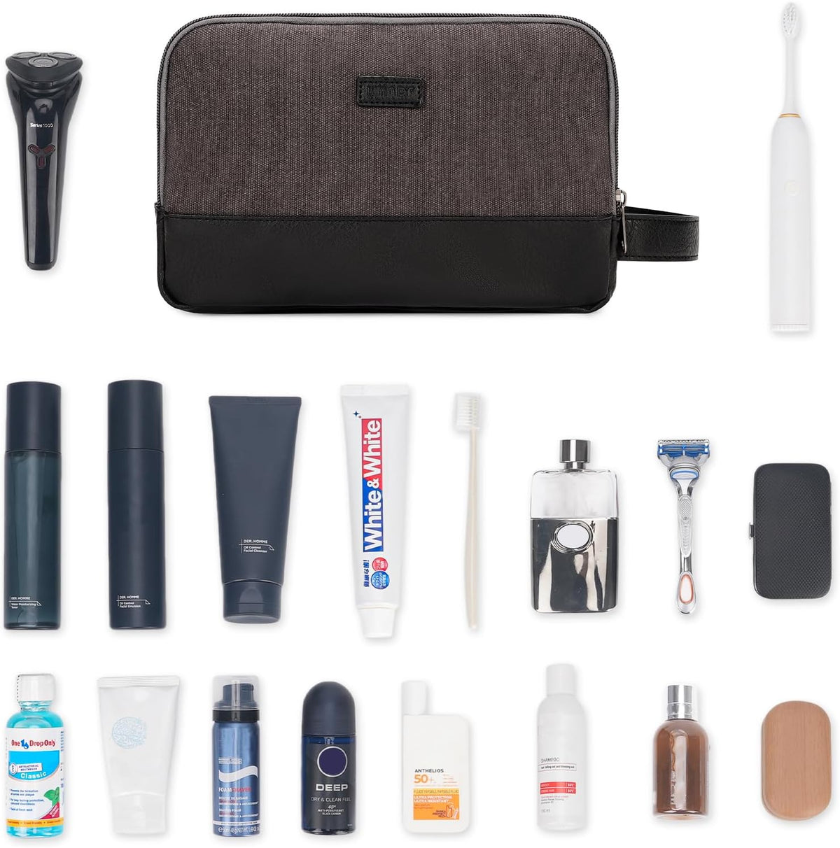 Travel Toiletry Bag for Men Large Toiletries Shaving Bag Water Resistant Hanging Dopp Kit Travel Accessories Bag for Women Men (Green)