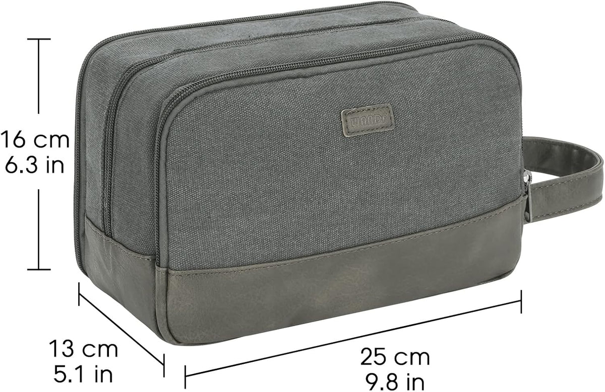 Travel Toiletry Bag for Men Large Toiletries Shaving Bag Water Resistant Hanging Dopp Kit Travel Accessories Bag for Women Men (Green)