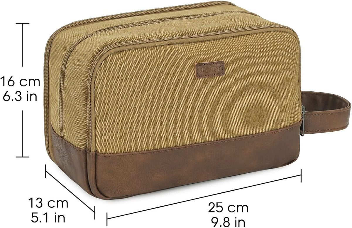 Travel Toiletry Bag for Men Large Toiletries Shaving Bag Water Resistant Hanging Dopp Kit Travel Accessories Bag for Women Men (Green)