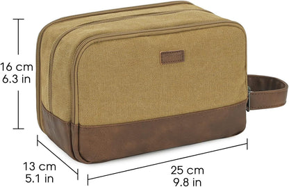 Travel Toiletry Bag for Men Large Toiletries Shaving Bag Water Resistant Hanging Dopp Kit Travel Accessories Bag for Women Men (Green)