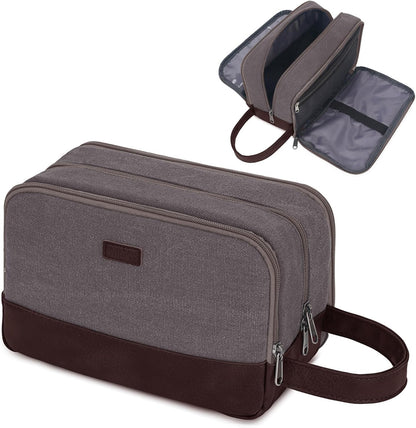 Travel Toiletry Bag for Men Large Toiletries Shaving Bag Water Resistant Hanging Dopp Kit Travel Accessories Bag for Women Men (Green)