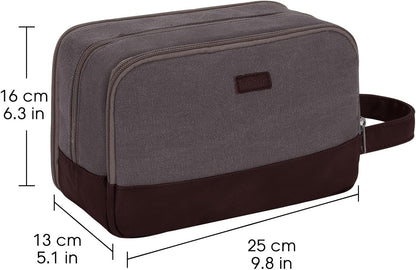 Travel Toiletry Bag for Men Large Toiletries Shaving Bag Water Resistant Hanging Dopp Kit Travel Accessories Bag for Women Men (Green)