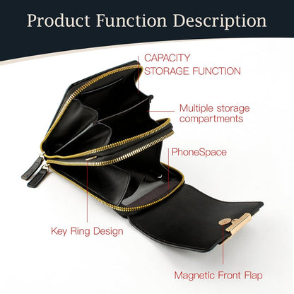 Touch Screen Crossbody Phone Purse for Women Small Anti-Theft Crossbody Bag with Touchscreen Window Leather Strap 2026 Best