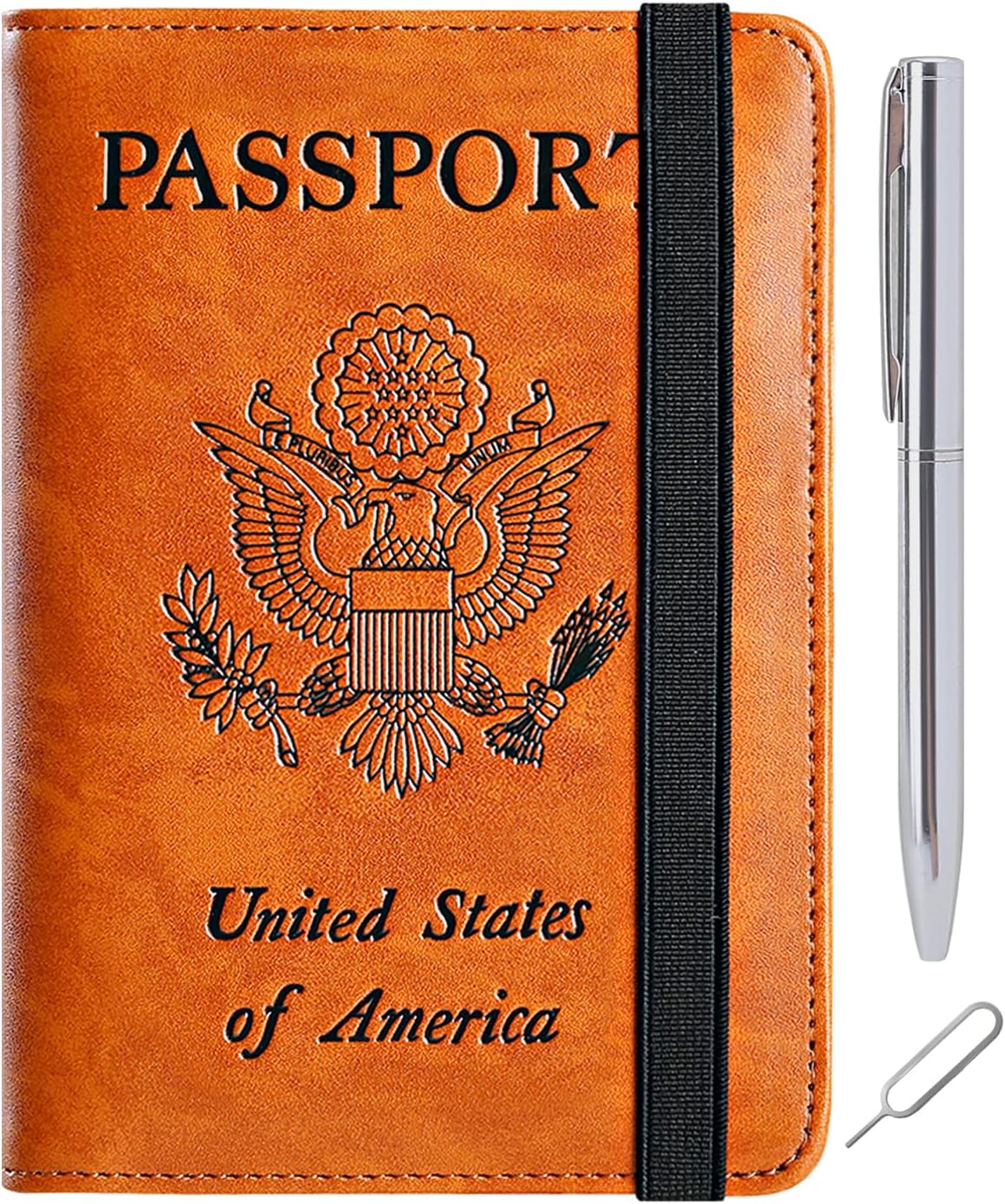 Passport Holder, Travel Essentials, Passport Cover, RFID Travel Wallet | Passport Wallet, Travel Accessories, RFID Blocking, Synthetic Leather Card Case, International Must Haves, For Women Men